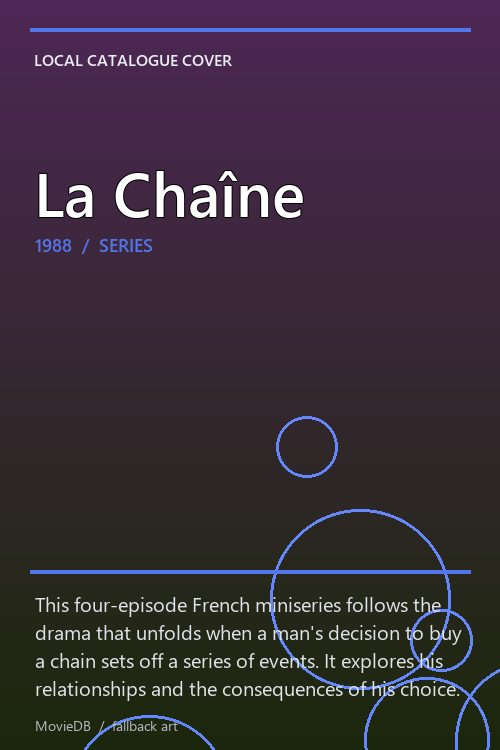La Chaîne poster