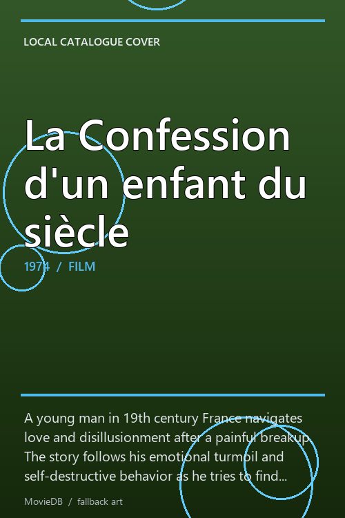 La Confession d'un enfant du siècle poster