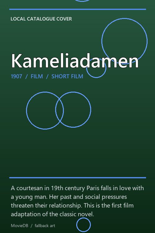 Kameliadamen poster