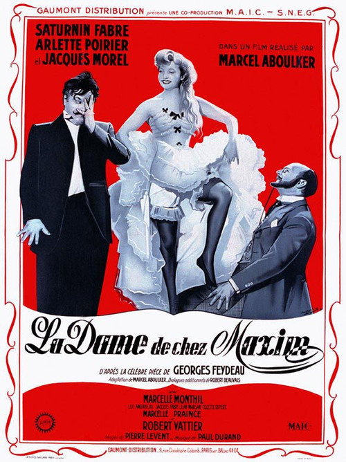 La dame de chez Maxim's poster