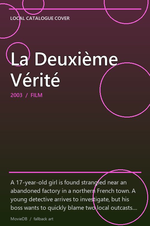 La Deuxième Vérité poster