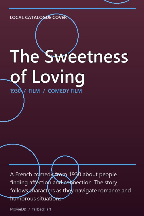 The Sweetness of Loving poster