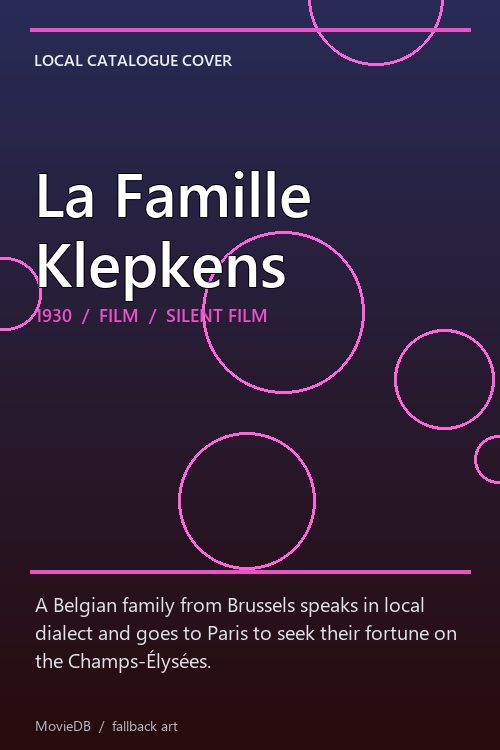La Famille Klepkens poster
