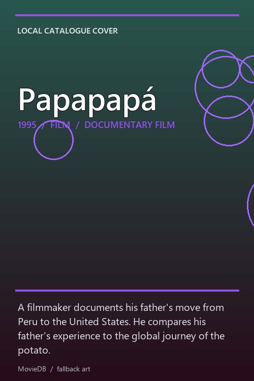 Papapapá poster