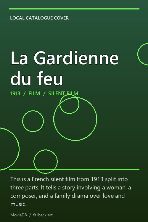 La Gardienne du feu poster