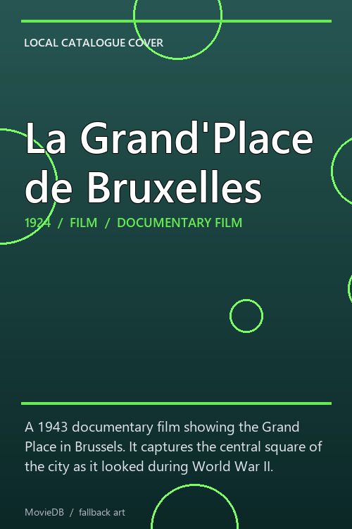 La Grand'Place de Bruxelles poster