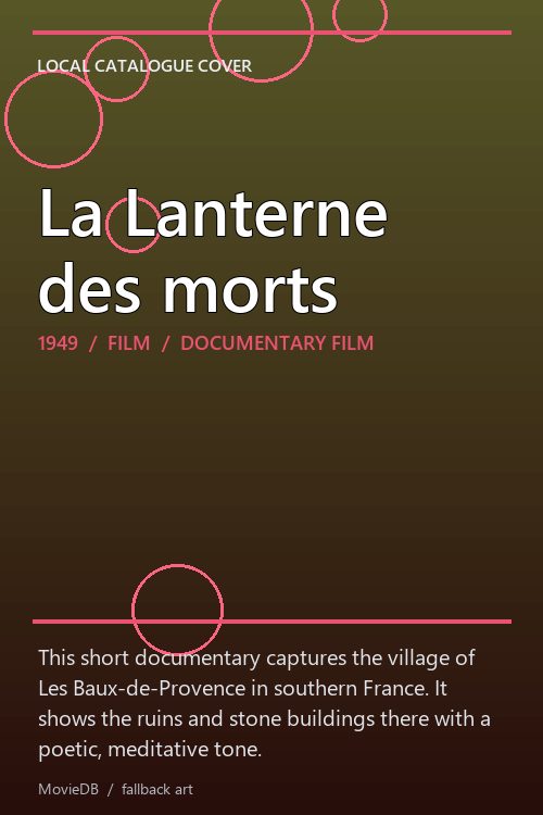 La Lanterne des morts poster