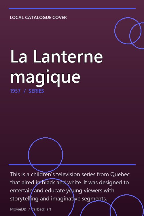La Lanterne magique poster