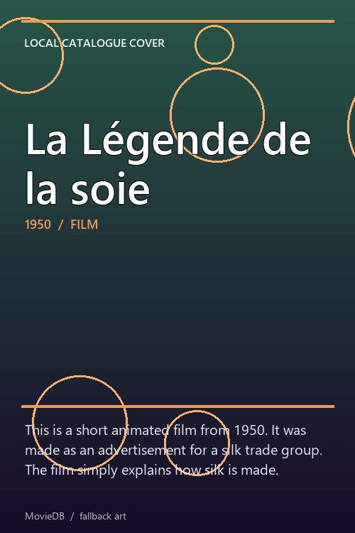 La Légende de la soie poster