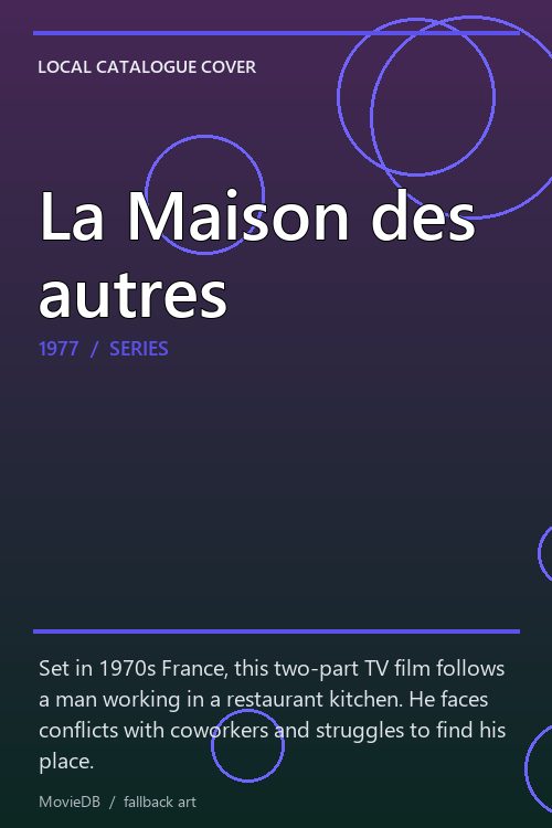 La Maison des autres poster