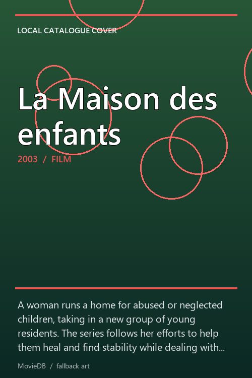 La Maison des enfants poster