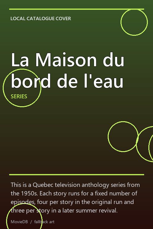La Maison du bord de l'eau poster
