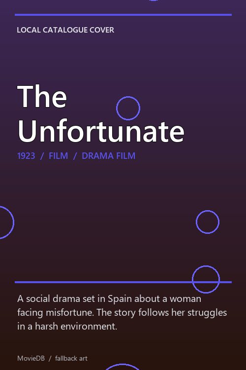The Unfortunate poster