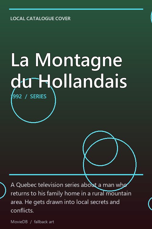 La Montagne du Hollandais poster