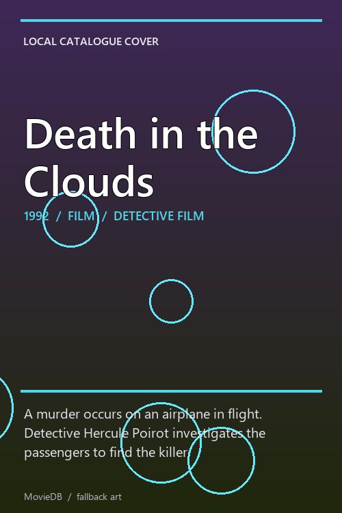 Death in the Clouds poster