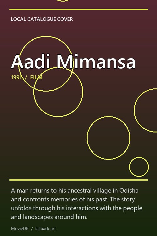 Aadi Mimansa poster