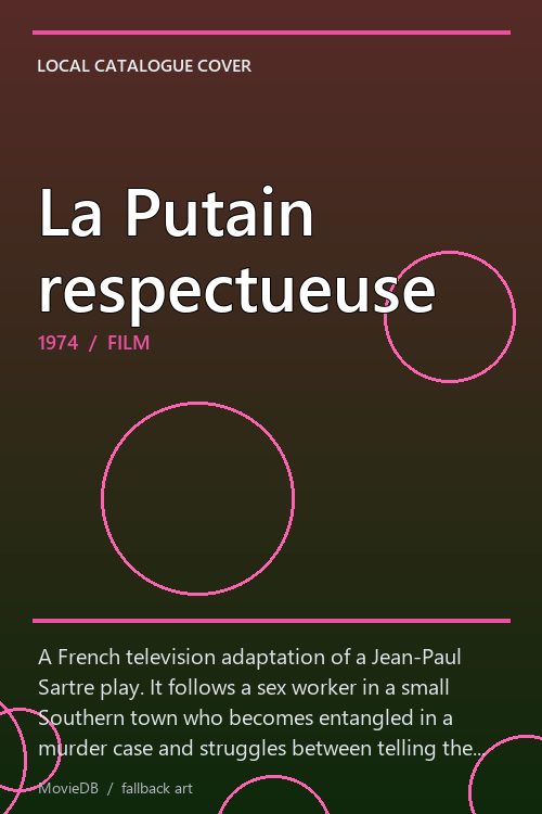 La Putain respectueuse poster
