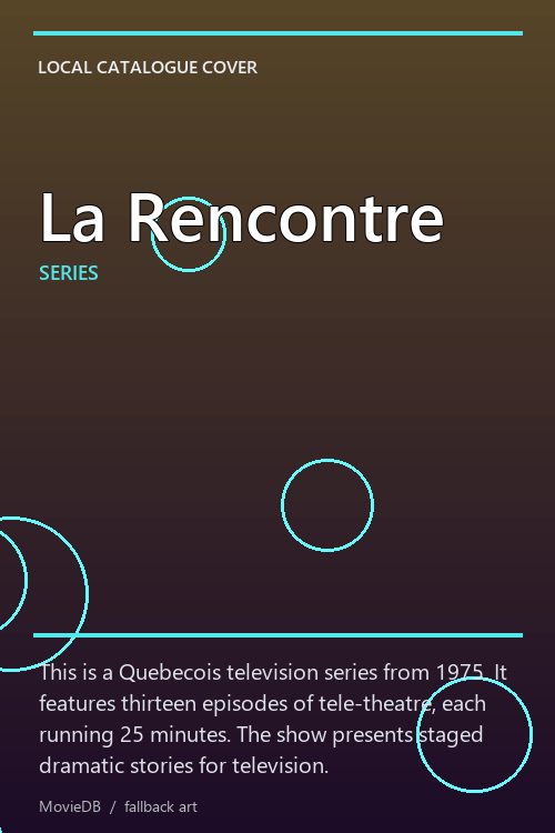 La Rencontre poster