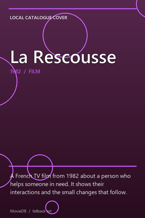 La Rescousse poster