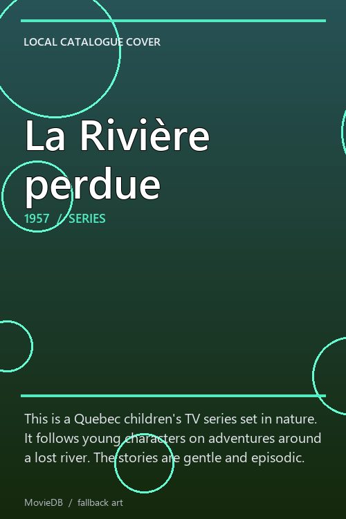 La Rivière perdue poster