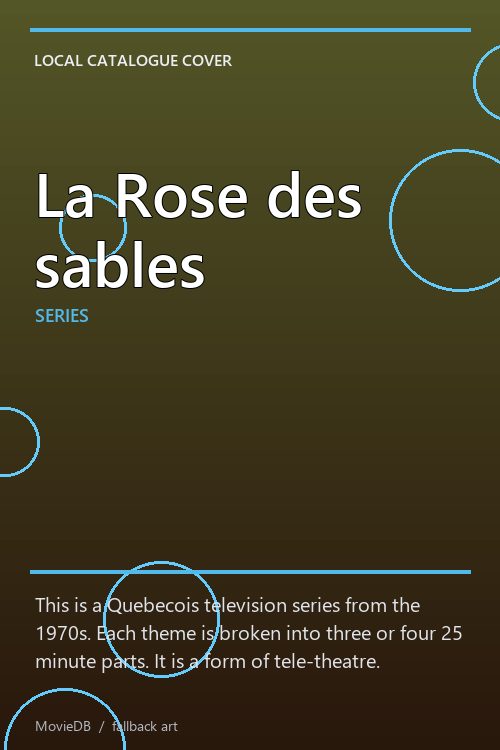 La Rose des sables poster