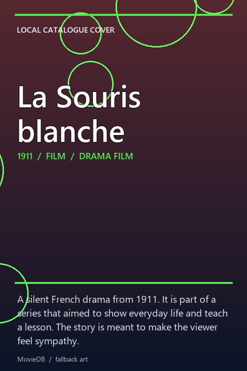 La Souris blanche poster