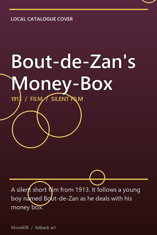 Bout-de-Zan's Money-Box poster