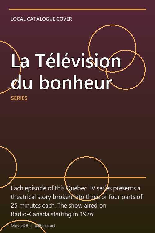 La Télévision du bonheur poster