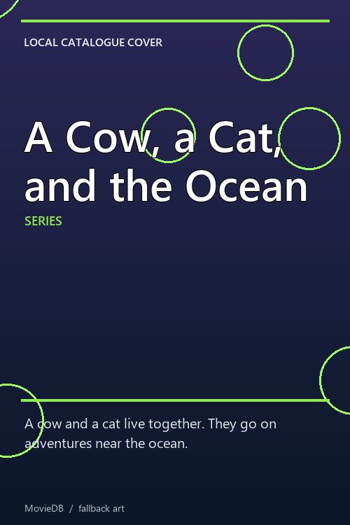 A Cow, a Cat, and the Ocean poster
