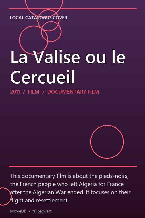 La Valise ou le Cercueil poster