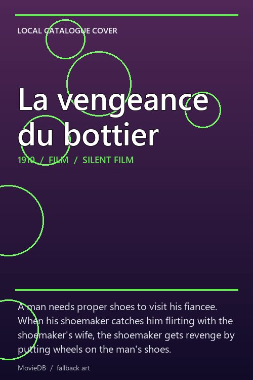 La vengeance du bottier poster