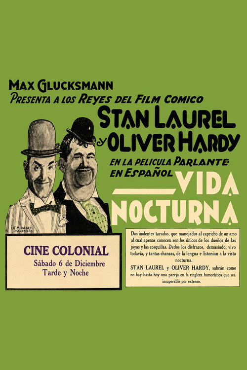 La vida nocturna poster