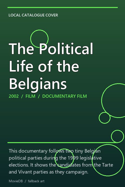 The Political Life of the Belgians poster