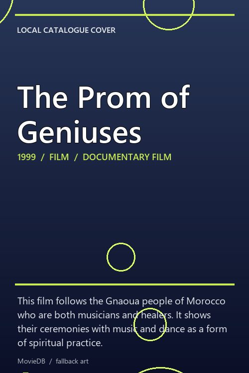The Prom of Geniuses poster