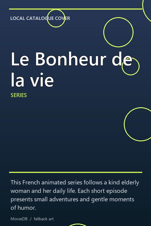 Le Bonheur de la vie poster