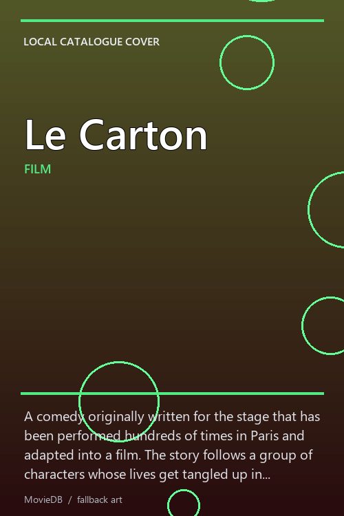 Le Carton poster