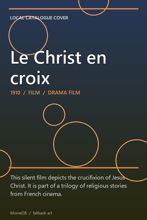 Le Christ en croix poster