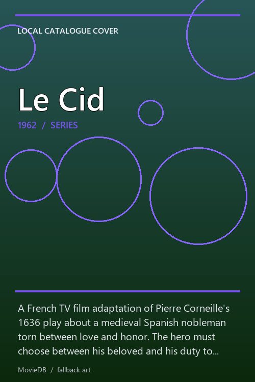 Le Cid poster