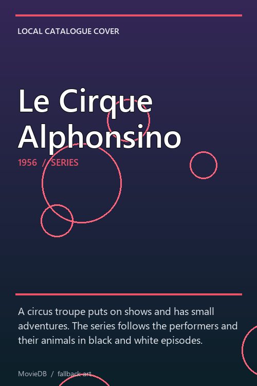 Le Cirque Alphonsino poster