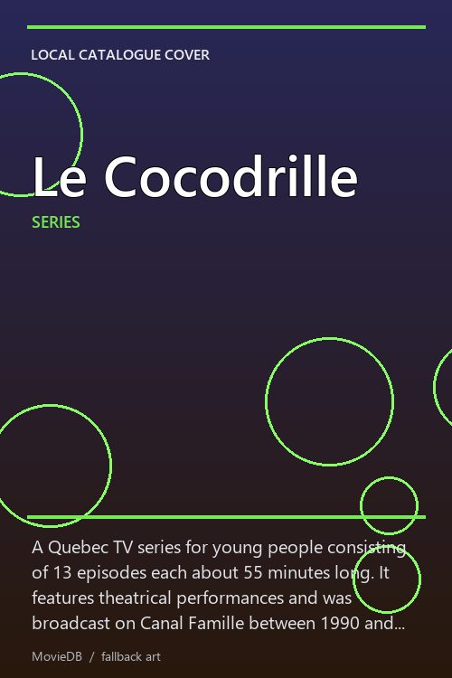 Le Cocodrille poster