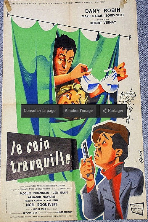 Le Coin tranquille poster