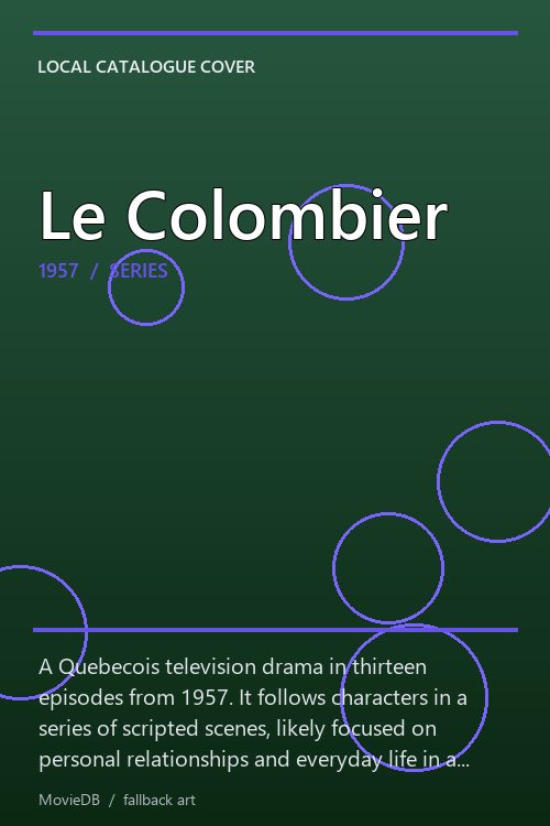 Le Colombier poster