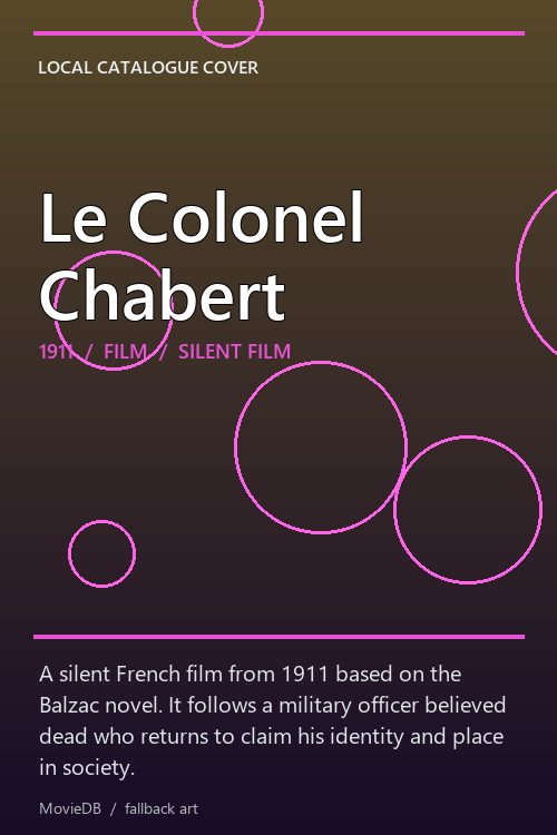 Le Colonel Chabert poster