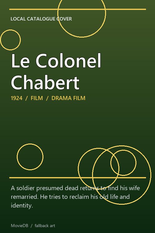 Le Colonel Chabert poster