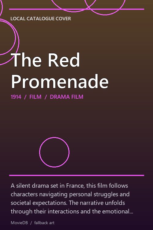 The Red Promenade poster