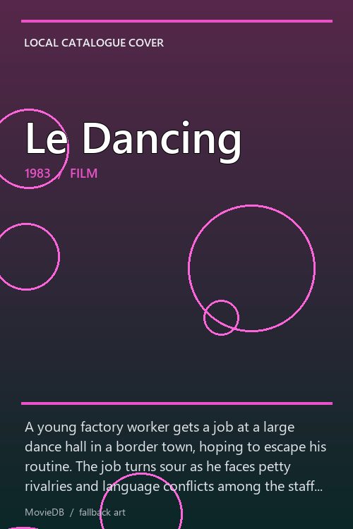 Le Dancing poster