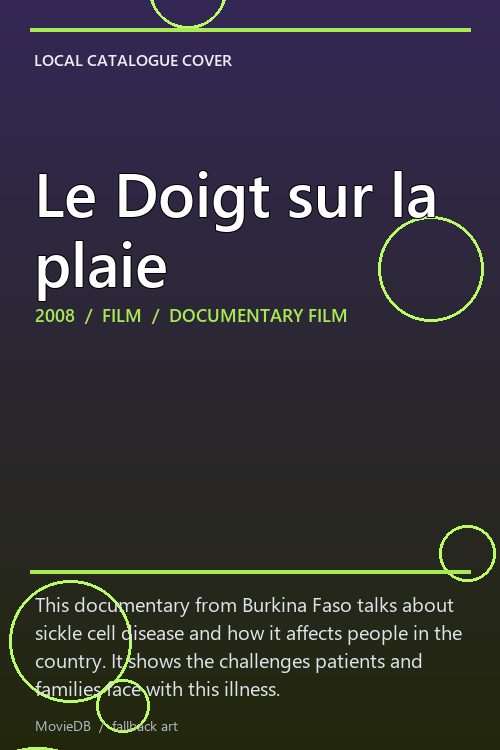 Le Doigt sur la plaie poster