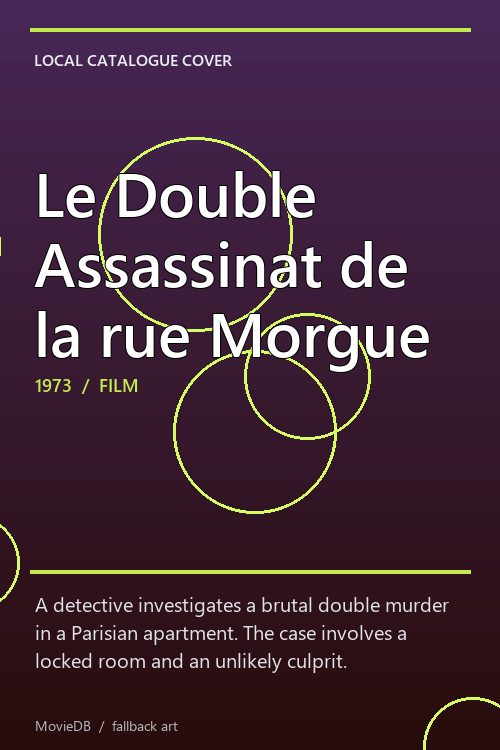Le Double Assassinat de la rue Morgue poster