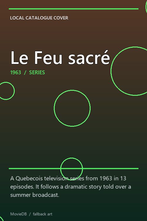 Le Feu sacré poster