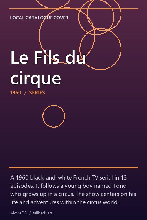 Le Fils du cirque poster